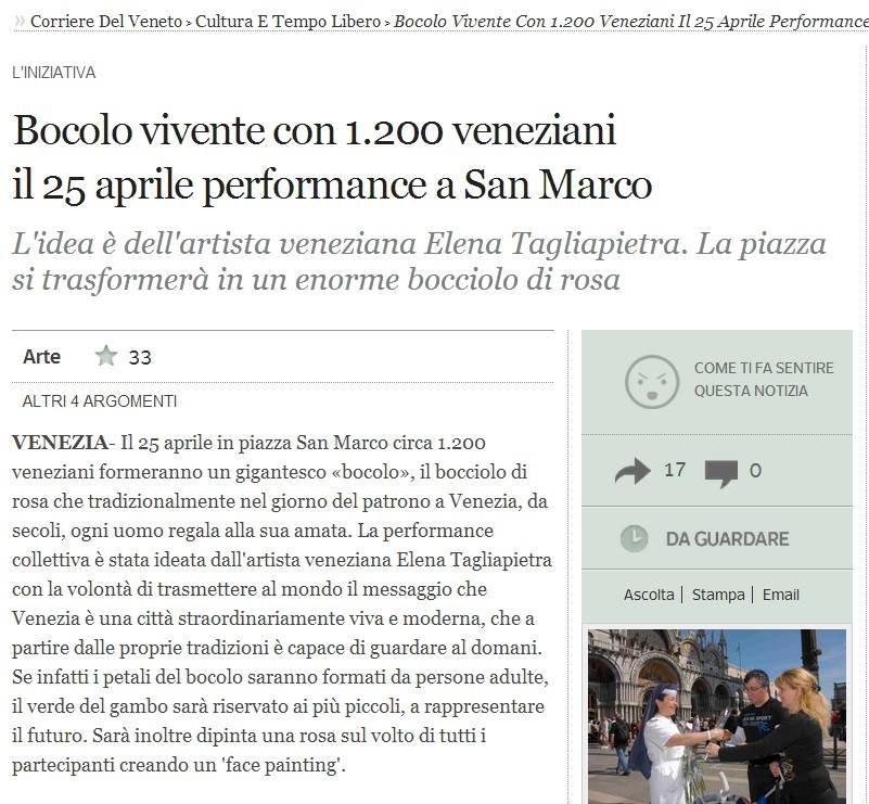 CORRIERE DEL VENETO WEB  PRE ROSA