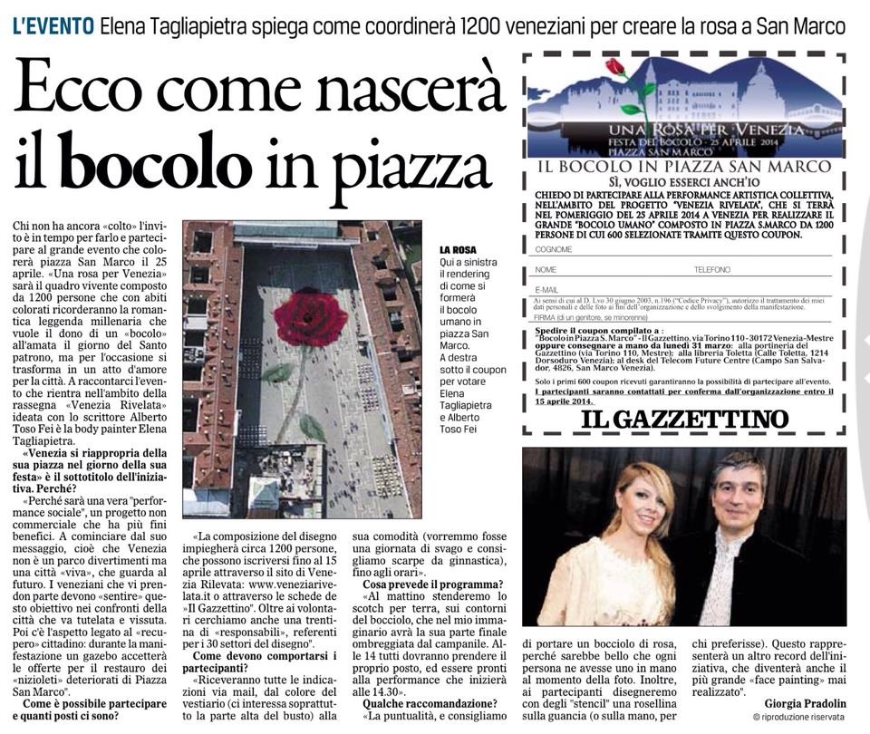 GAZZETTINO PRE ROSA ELE E ALBERTO