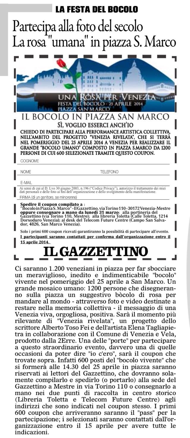 coupon gazzettino foto del secolo venezia